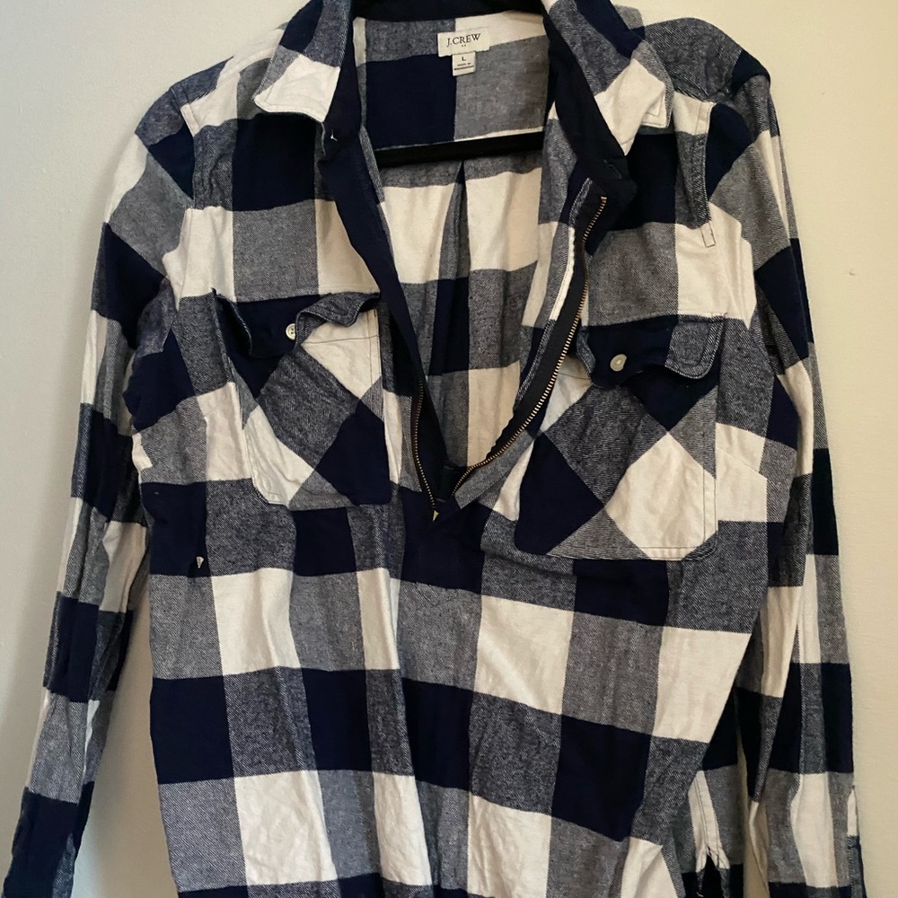 J-crew flannel in L